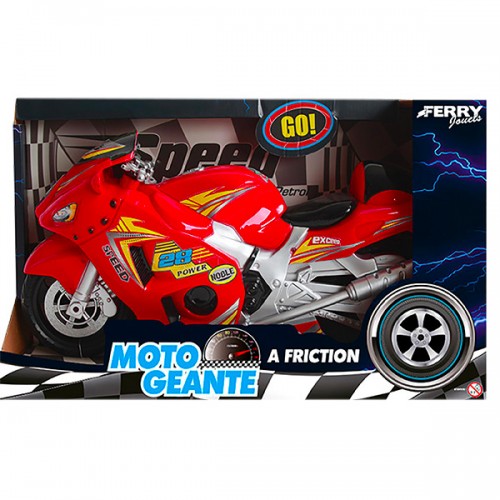 MOTO GEANTE 38CM A FRICTION