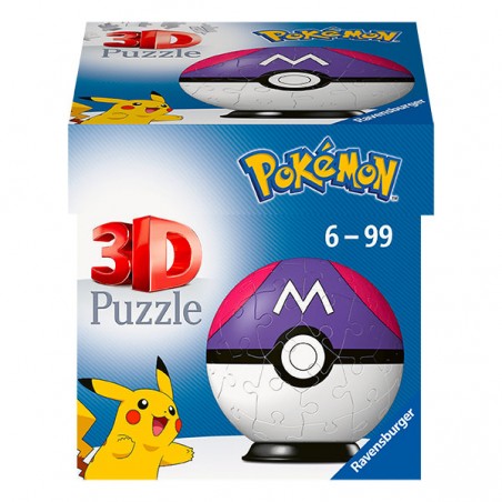 PUZZLE 3D BALL POKEMON 54 PCS ASST