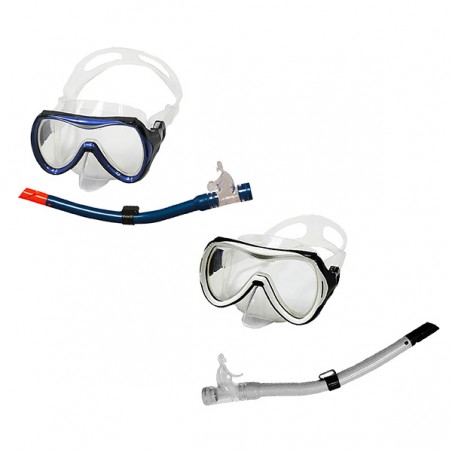 SET JUNIOR MASQUE VERRE TREMPE + TUBA 