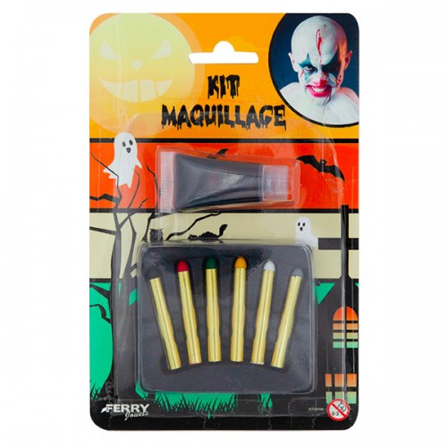 KIT MAQUILLAGE 6 CRAYONS ET...