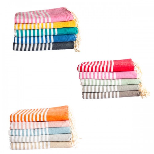 FOUTA PLATE BICOLORE 200 X...