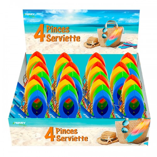 4 PINCES SERVIETTE POUR...