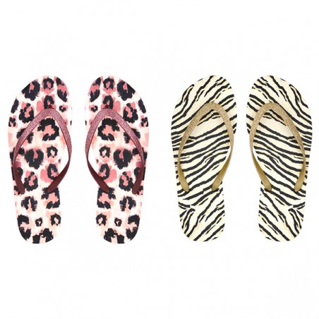 TONG FEMME LEOPARD/ZEBRE 36/40