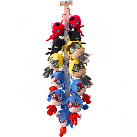 PELUCHE MIRACULOUS 13CM ASST BAG CLIP