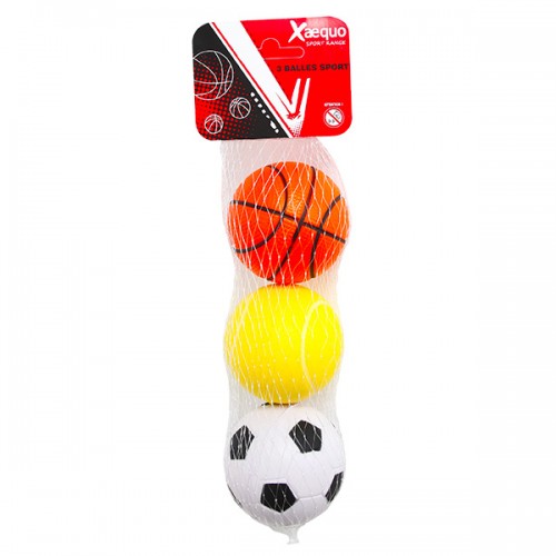  SET DE 3 MINI BALLES D6CM...