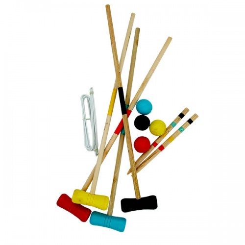  JEU DE CROQUET 4 JOUEURS