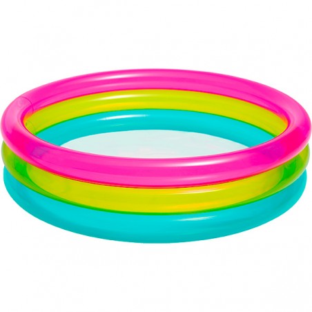  PISCINE RAINBOW 3 BOUDINS D86CM