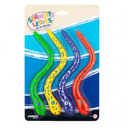  JEU DE PISCINE 4 SERPENTS LESTES