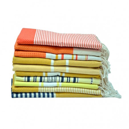  FOUTA PLATE 100 X 200 CM ASSORTI DE JAUN