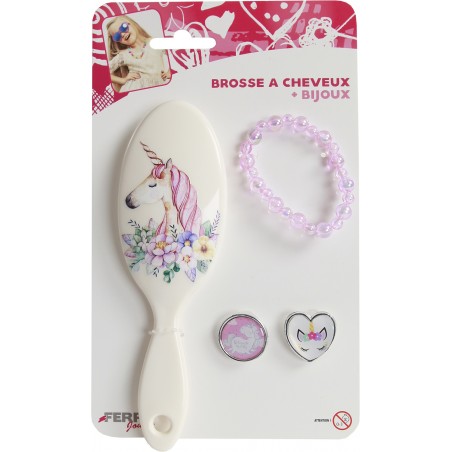  BROSSE A CHEVEUX + BIJOUX