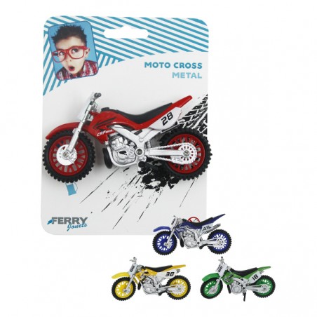  MOTO CROSS METAL ROUES LIBRES