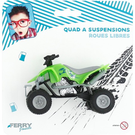  QUAD PLASTIQUE A SUSPENSION ROUES LIBRES