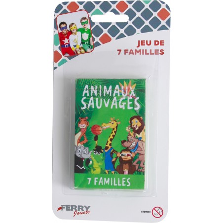  JEU DE 7 FAMILLES 42 CARTES PLASTIFIEES