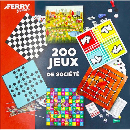  BOITE DE 200 JEUX DE SOCIETE