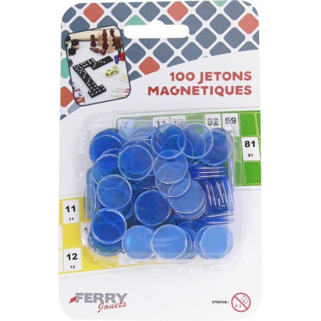  100 JETONS MAGNETIQUES