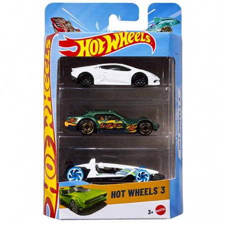  PACK 3 VOITURES HOT WHEELS