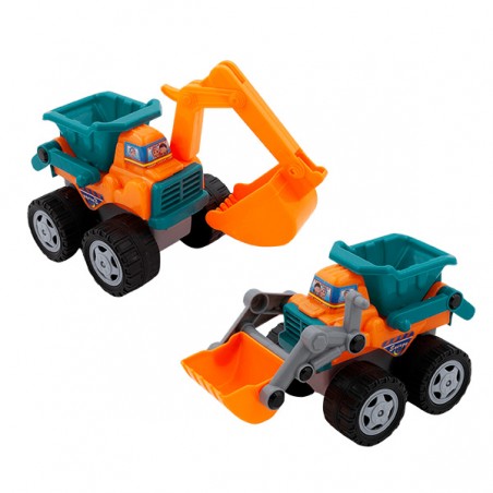  CAMION TP 18 CM FRICTION  - 2 MODELES