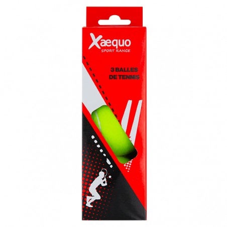  BOITE 3 BALLES DE TENNIS X-AEQUO