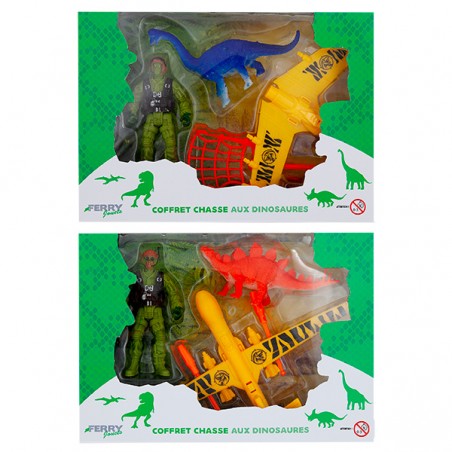  COFFRET CHASSE AUX DINOSAURES