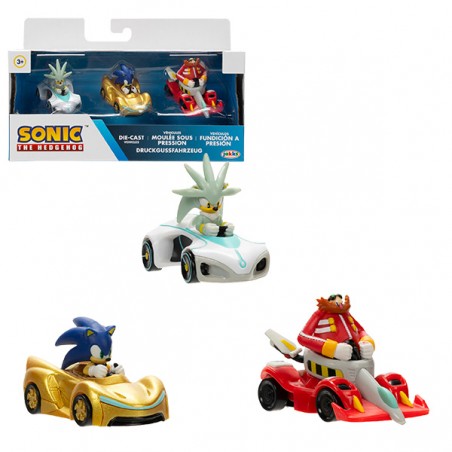  COFFRET DE 3 VEHICULES-SONIC