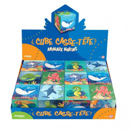  CUBE CASSE TETE ANIMAUX MARINS DB 12