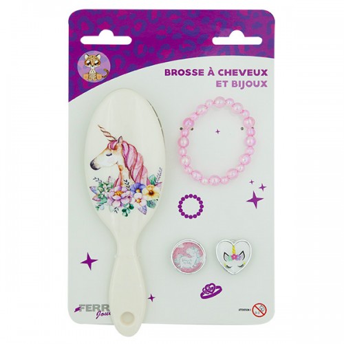  BROSSE A CHEVEUX + BIJOUX