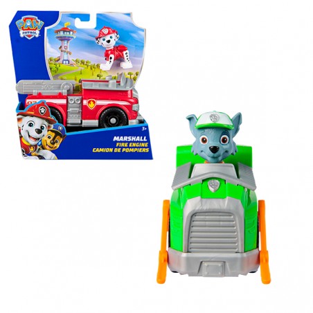  VEHICULE + FIGURINE PAW PATROL ASST.