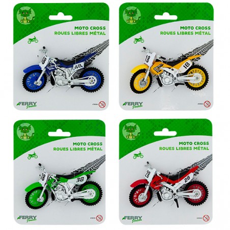  MOTO CROSS METAL ROUES LIBRES