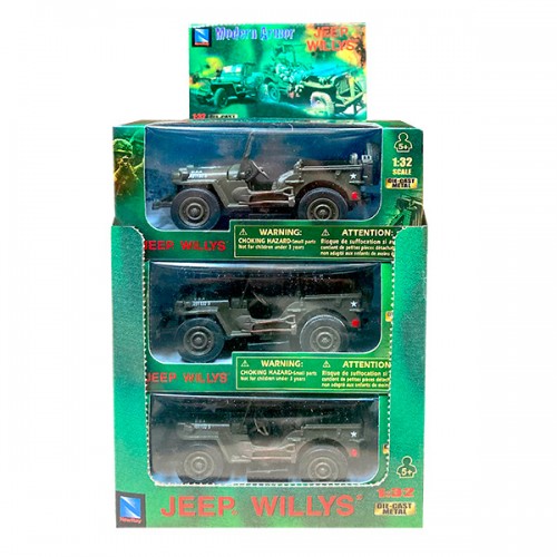  JEEP WILLYS DIE CAST DB12PCS