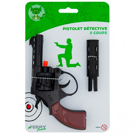  PISTOLET DETECTIVE 8 COUPS