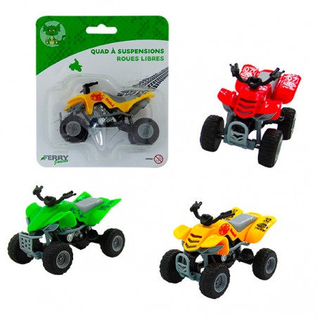  QUAD PLASTIQUE A SUSPENSION ROUES LIBRES