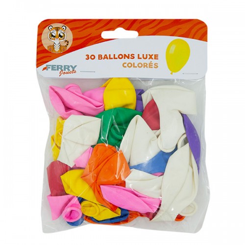  30 BALLONS CLASSIQUES...