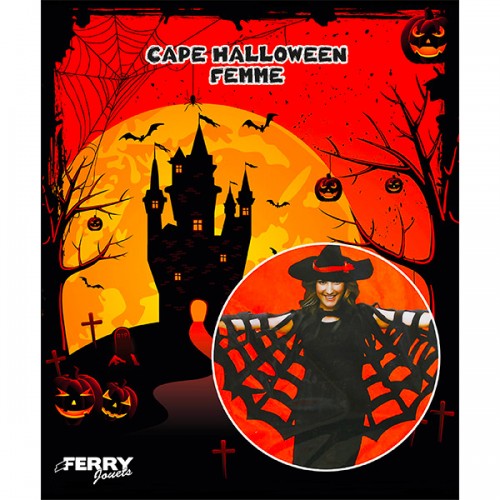  CAPE HALLOWEEN FEMME