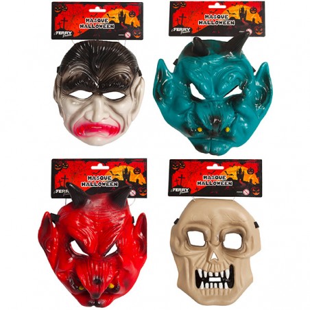  MASQUE PVC SOUPLE ENFANT - 4 ASSORTIS