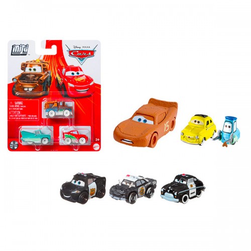  CARS MINIS 3 PACK ASST