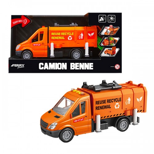  CAMION BENNE 27CM A FRICTION 