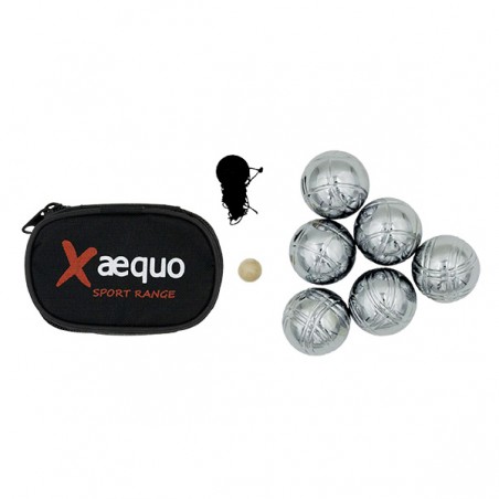 6 MINI BOULES DE PETANQUE METAL