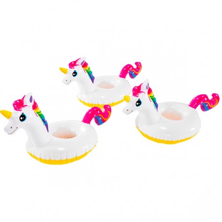 SET DE 3 PORTE VERRES LICORNE