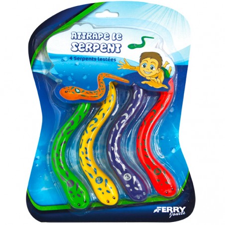 JEU DE PISCINE 4 SERPENTS LESTES