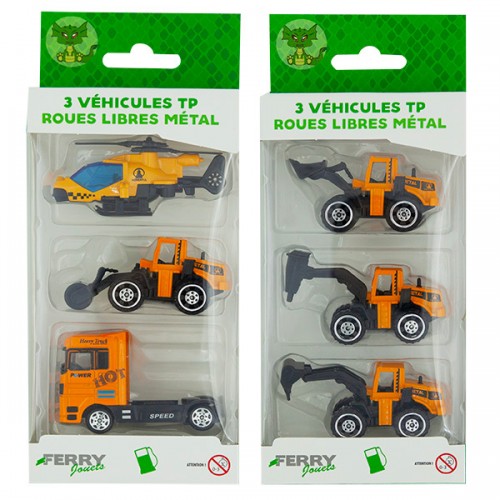 COFFRET 3 VEHICULES TP...