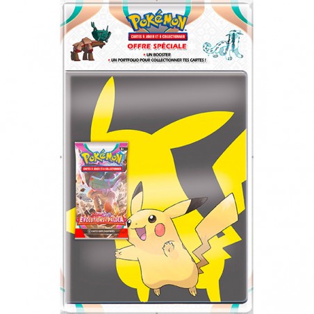 PACK CAHIER RANGE CARTES POKEMON