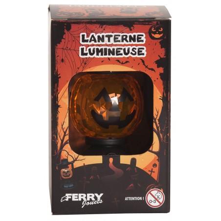 LANTERNE CITROUILLE LUMINEUSE HALLOWEEN