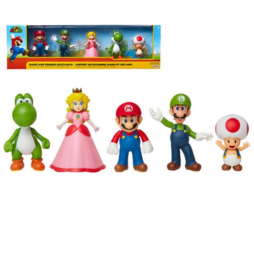 COFFRET FIGURINES MARIO ET SES