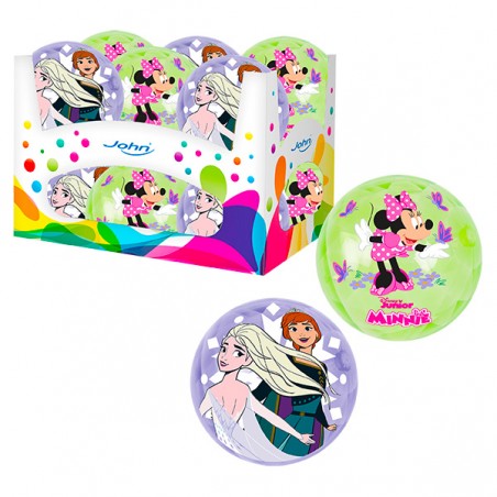 BALLE D.10 CM LUMIN FROZEN/MINNIE DB 24