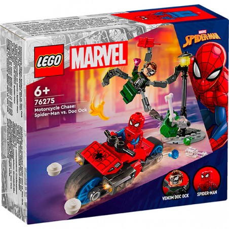 LA COURSE POURSUITE EN MOTO SPIDER MAN