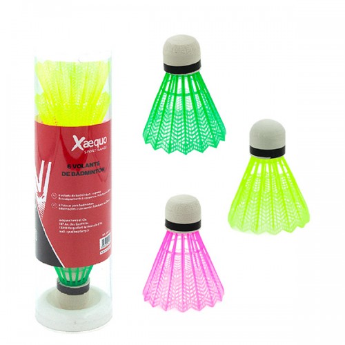 TUBE DE 6 VOLANTS BADMINTON...