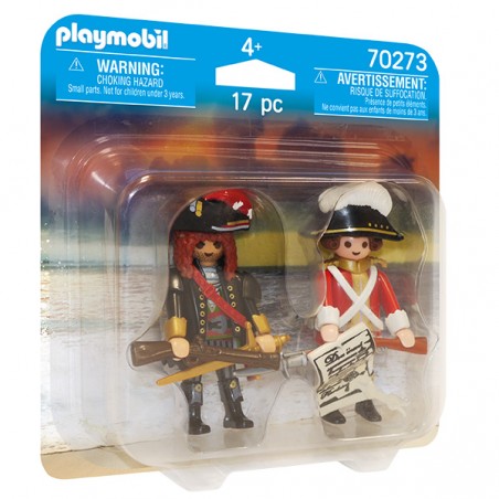 CAPITAINE PIRATE ET SOLDAT