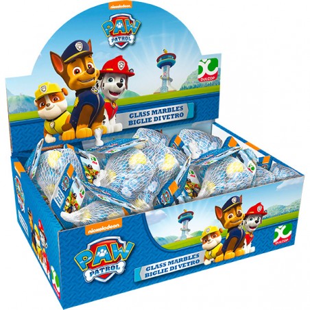 20 BILLES PAW PATROL+ 1 CALOT EN DB 20pc