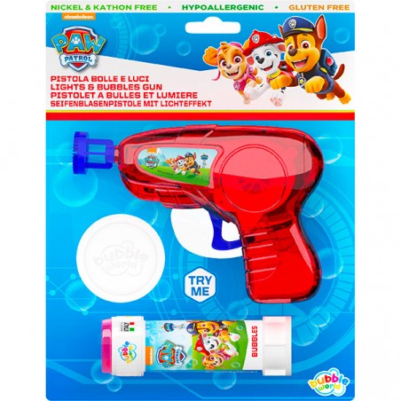 PISTOLET A BULLES PAW PATROL MM BLISTER